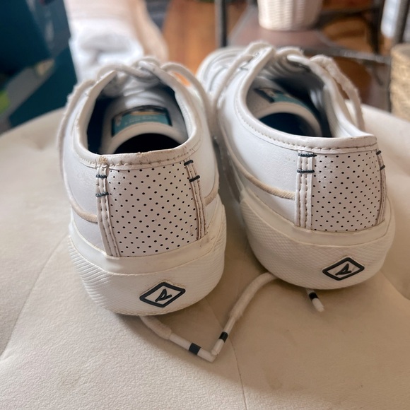 Sperry top sliders. Lace up. - Picture 2 of 3